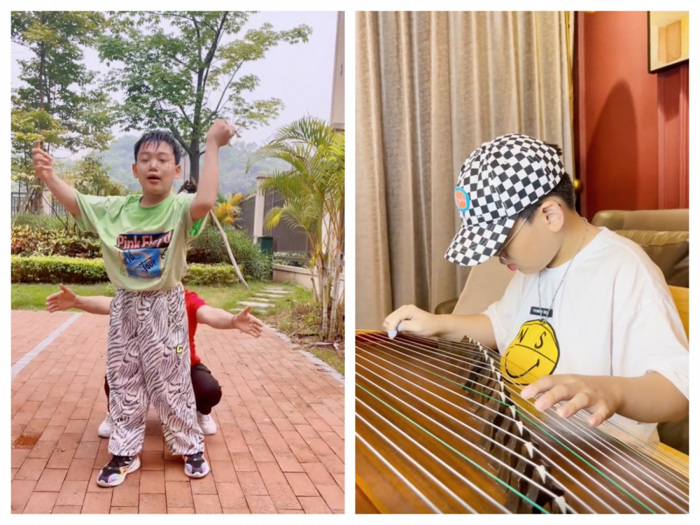 樂樂難以獨立行走，但如今已經是小學生，還學習古箏。