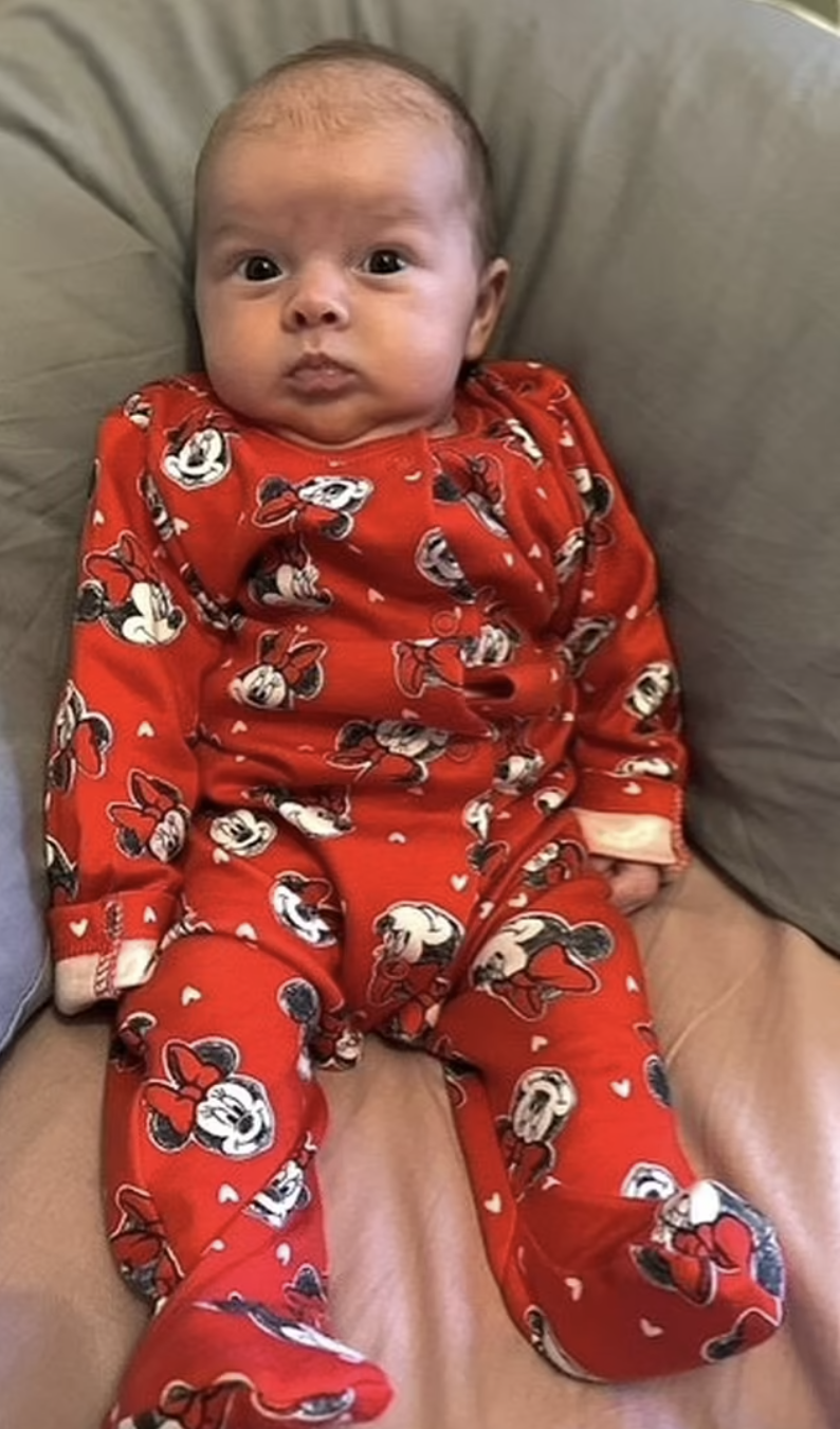 突然誕女，讓Lucy感到極度驚慌。