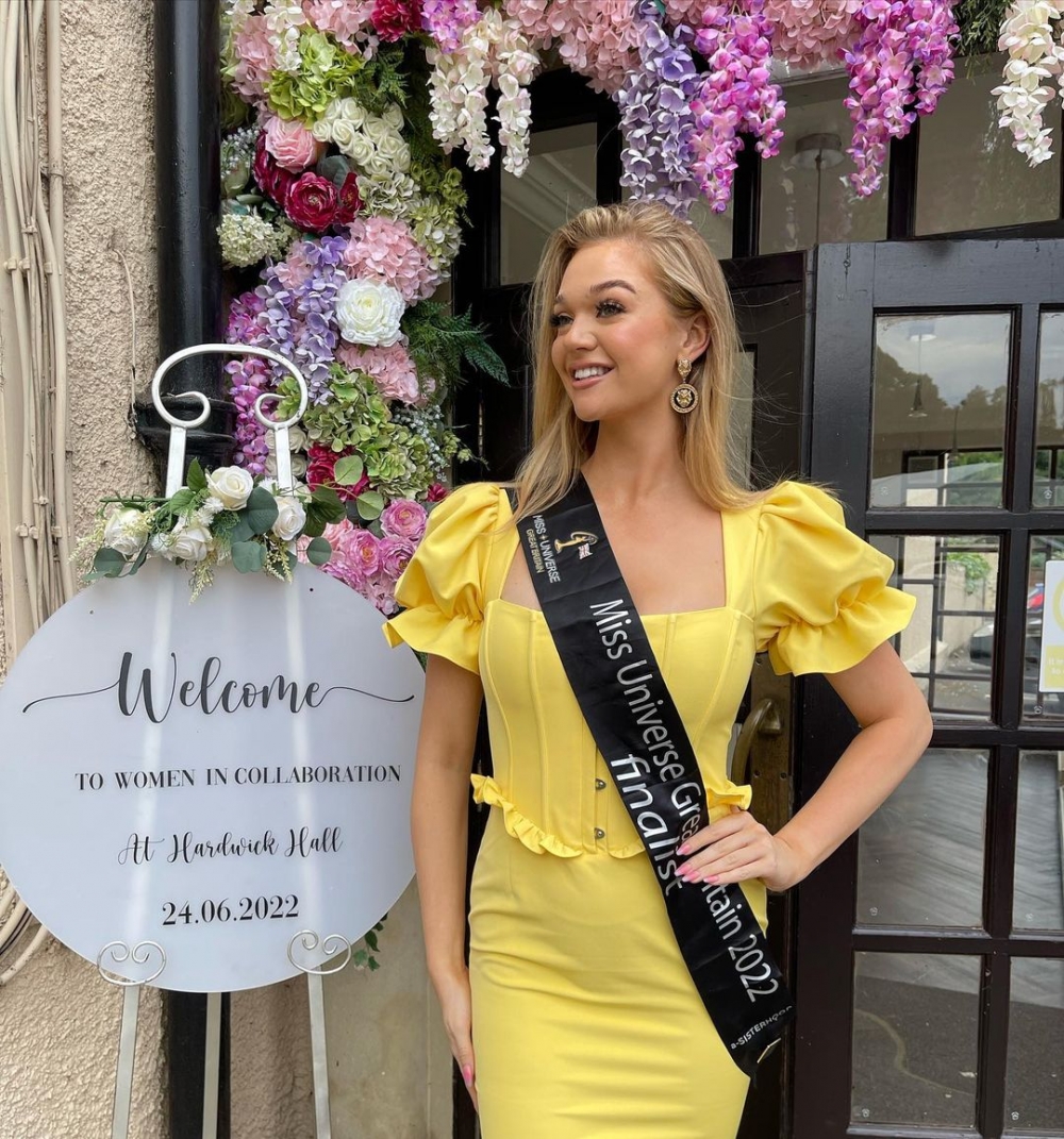 Harriotte即將參加2022年英國環球小姐大賽。