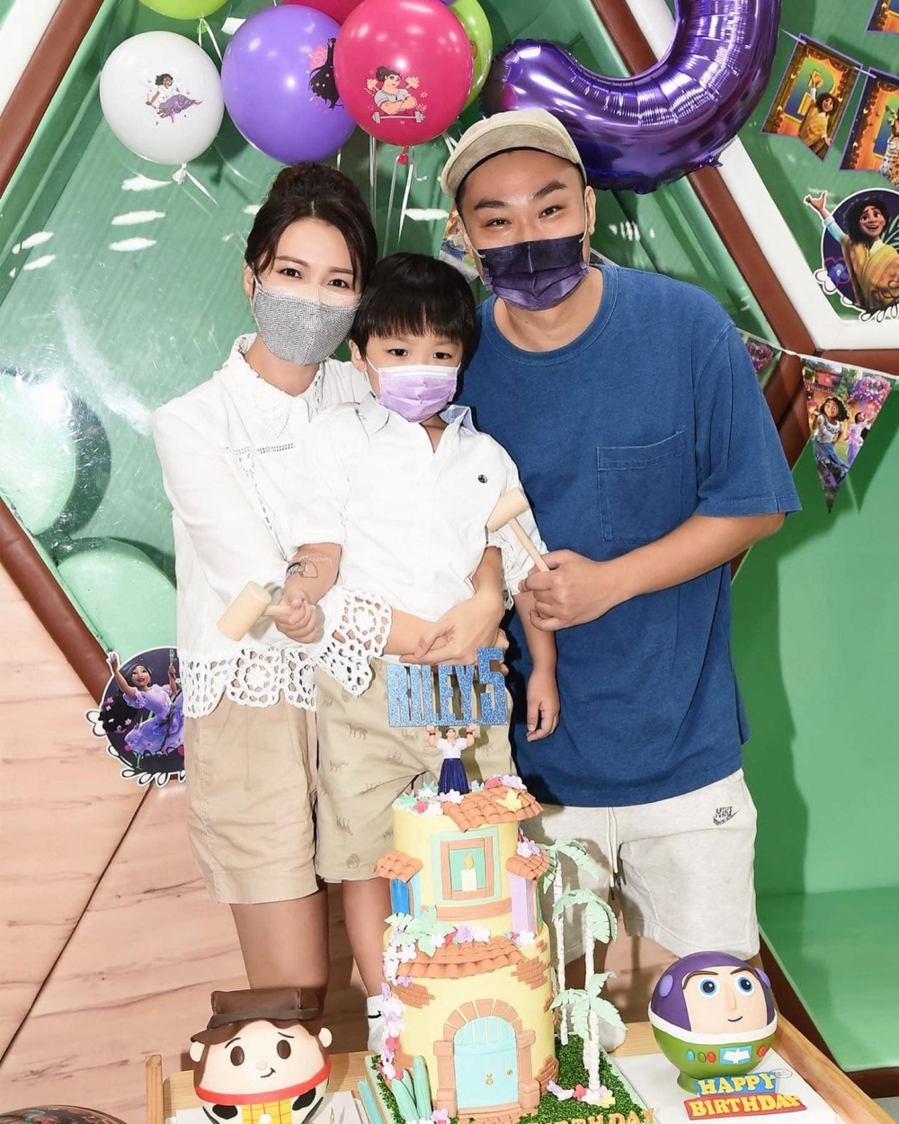 孫慧雪剛為兒子慶祝5歲生日。