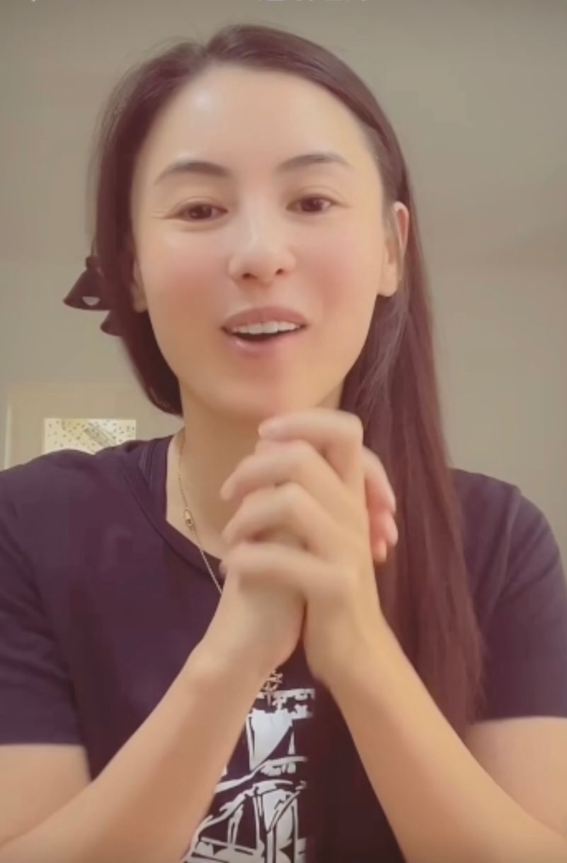 張柏芝希望兒子18歲再看片段會覺得窩心。