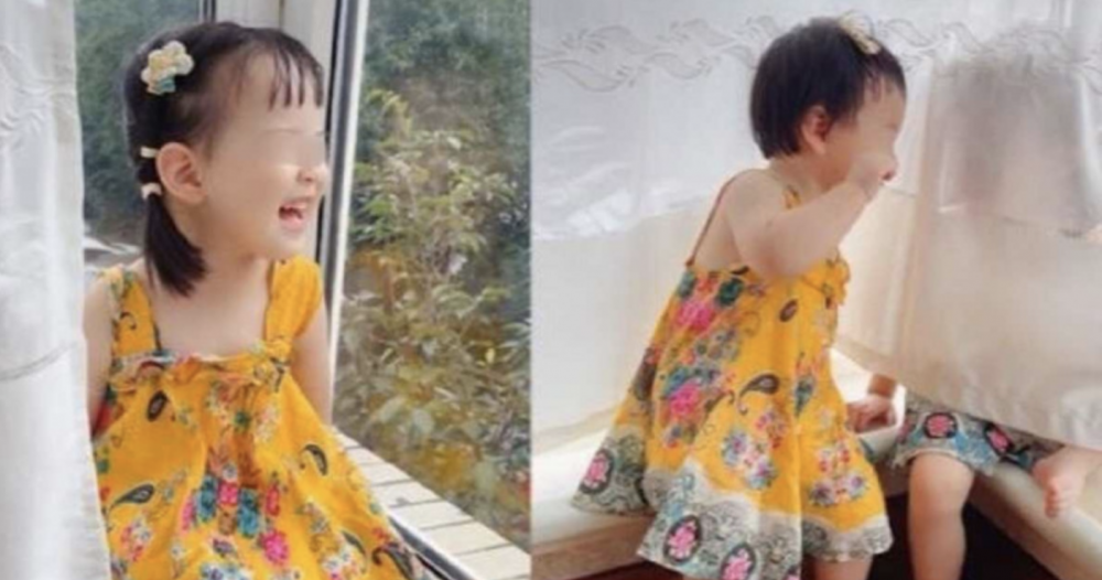 兩名孫女穿上「新裙」均非常高興。