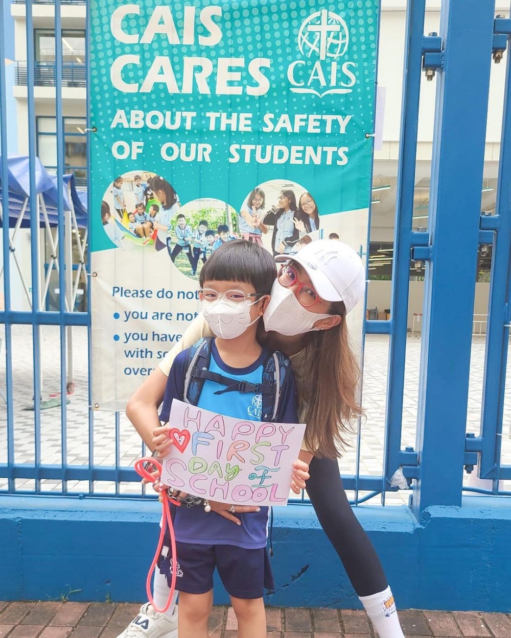 陳敏之兒子入讀宣道國際學校小學部。