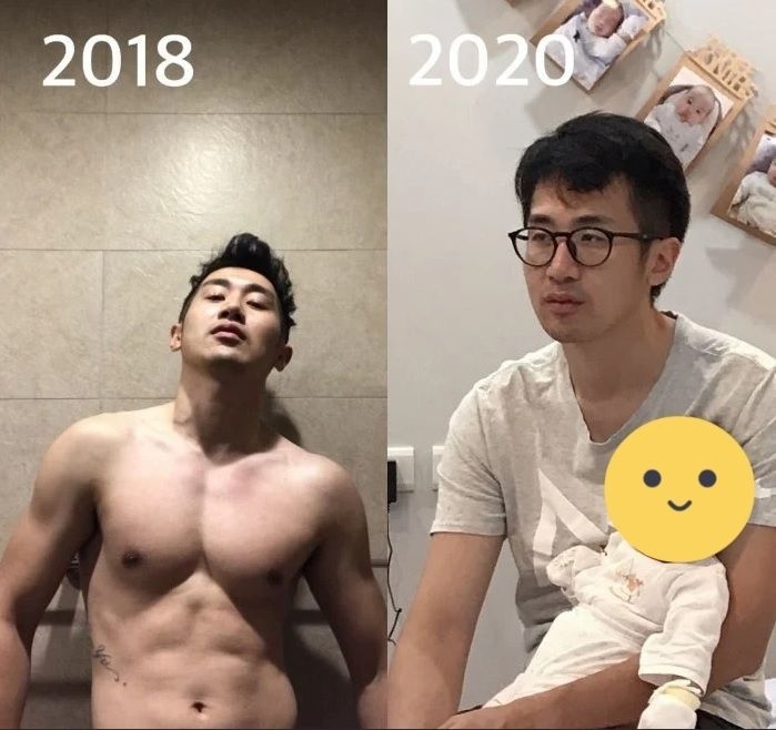 人夫前後差別大不同。