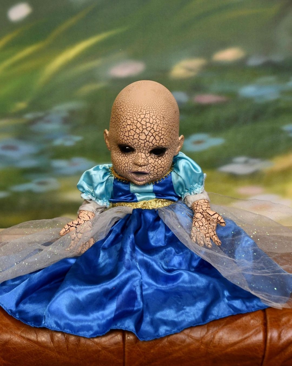 女兒Briar對公仔一見鍾情。