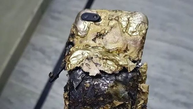 媽媽發現手機電池突然爆炸