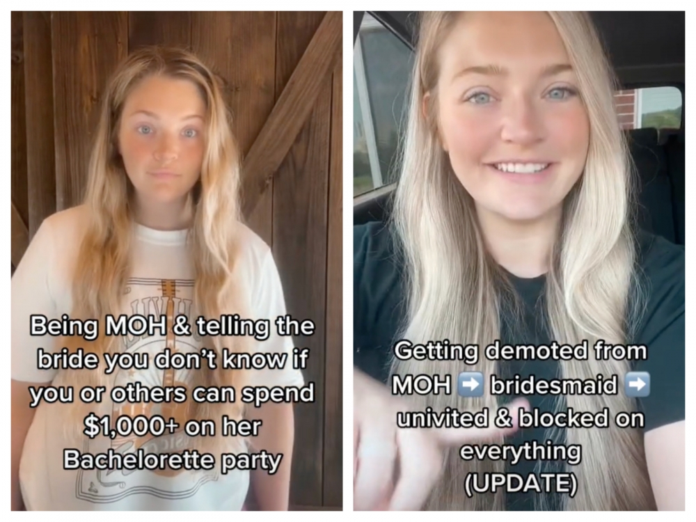 Lauren在網上分享自己從被好姐妹邀請當伴娘到被斷交的經過。