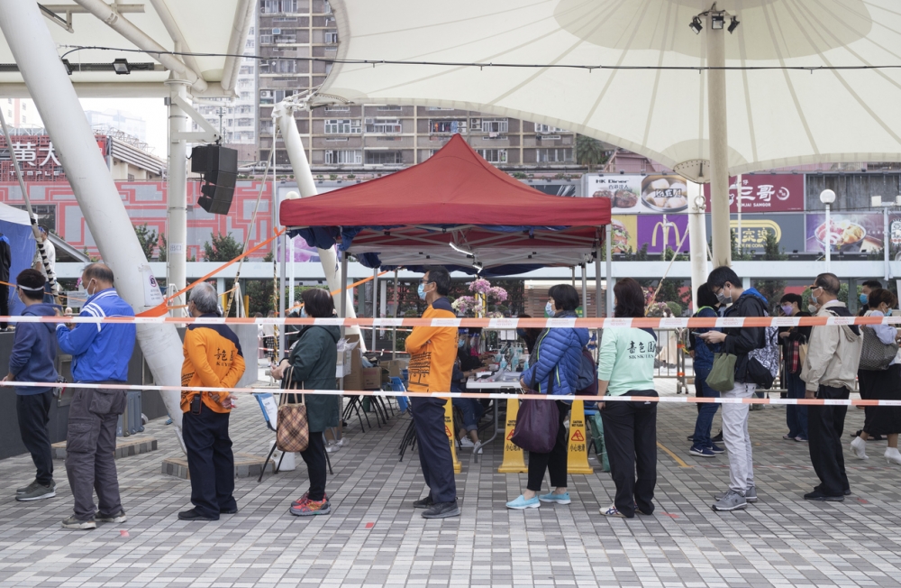 香港新冠疫情確診個案,維持在4位數字。