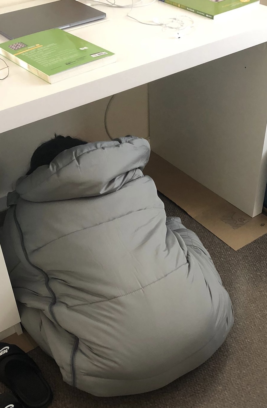 大囡小時候學嘢，都三分鐘熱度，想可能是我逼她的關係。但她長大後學韓文，卻堅持了幾年，甚至會英國冬天時間早上6點爬起床，跟香港的韓文老師上Zoom課，然後睏得躲在睡袋，在書房枱底下睡着了。足見孩子有興趣，幾辛苦困難都堅持，不用強逼的。