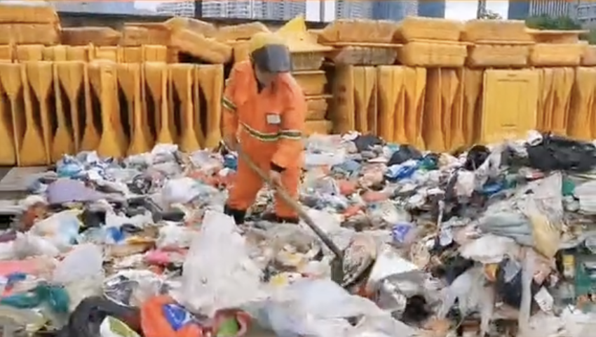 經過連夜努力翻尋，終於找到失物。