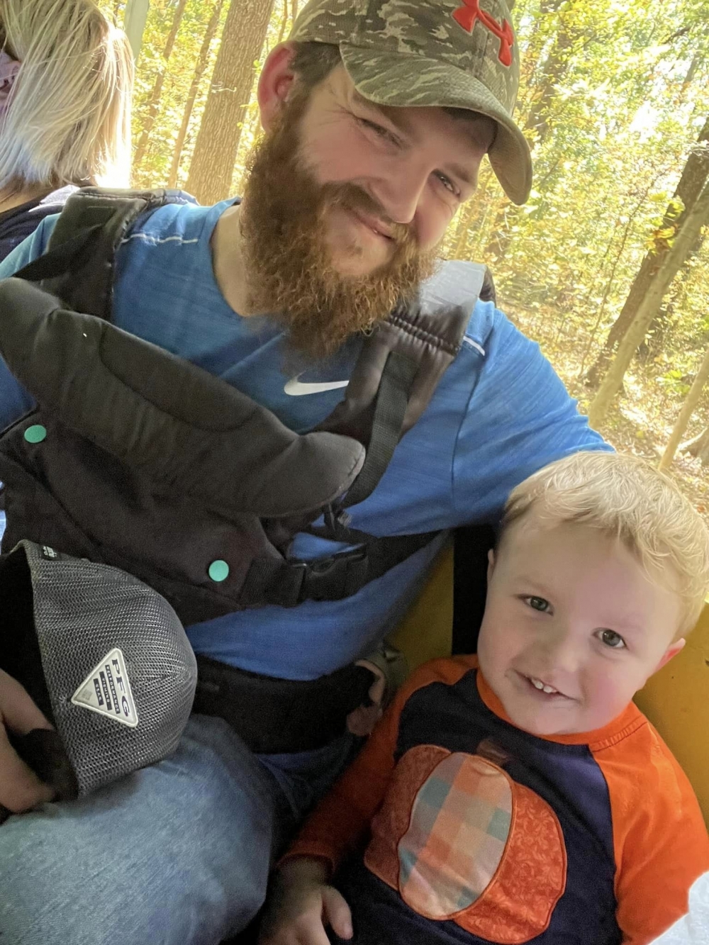 當然父親也有休閒裝扮的時刻！