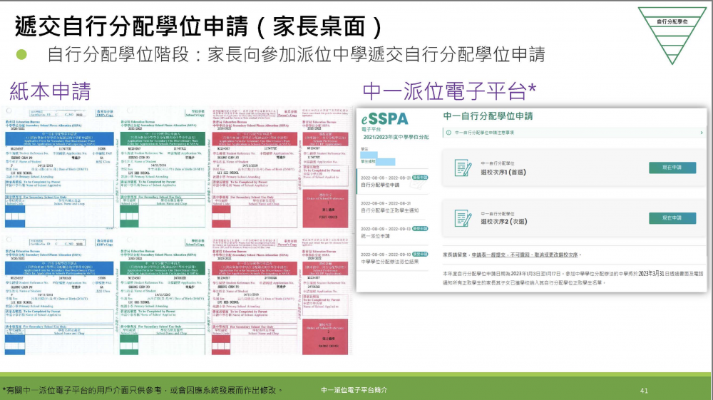 雖改行電子化，但申請入學要求無變。