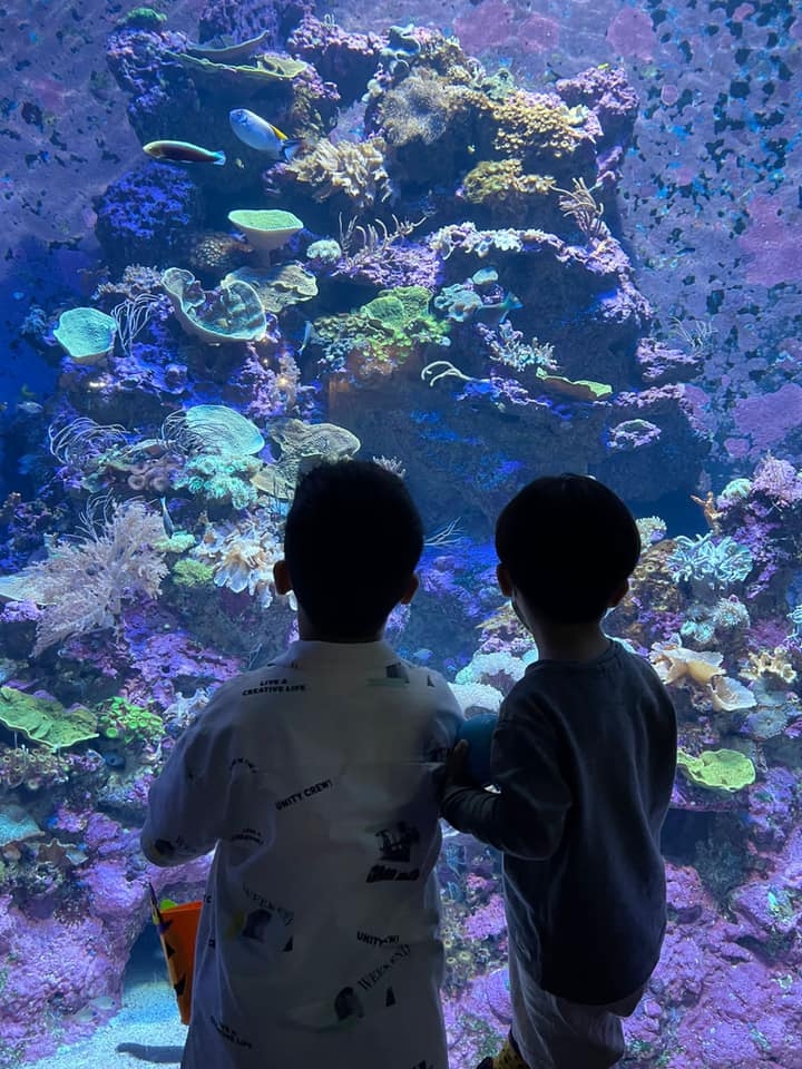 一家人共聚天倫是無價。