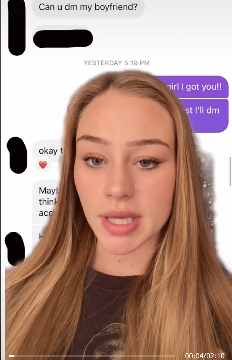 有TikTok博主分享自己當職業小三的經歷，幾乎都是顧客親找上門。