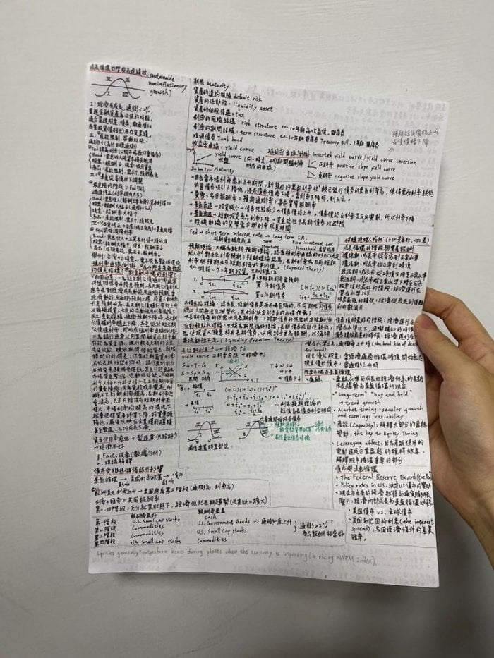 事主分享同學的筆記