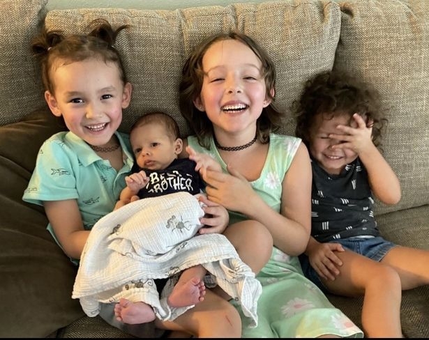 現29歲的媽媽Mara Doemland育有四名子女