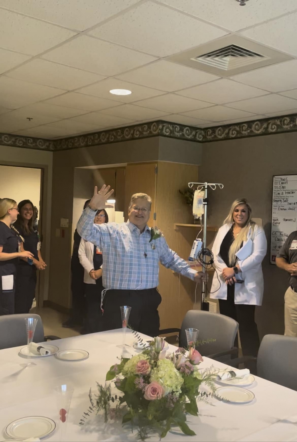 Daniel趁自己還能健康步行,希望給妻子一個簡單的婚禮。