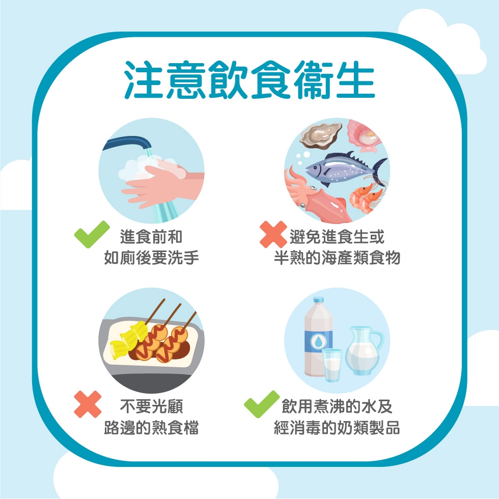 要注意飲食安全