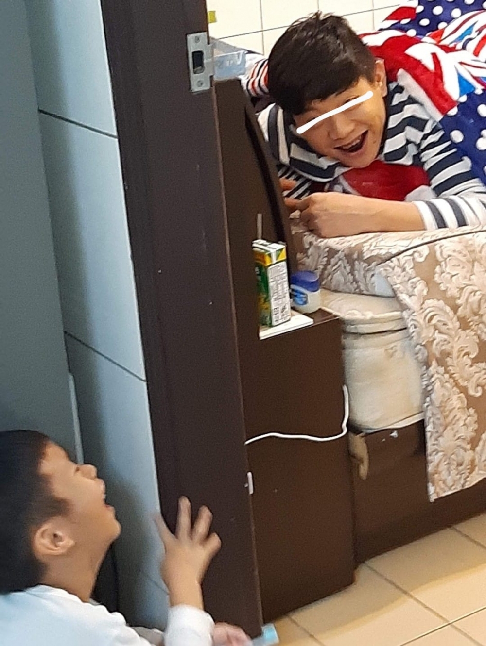 人妻還說平日老公已經常嚇阿仔。