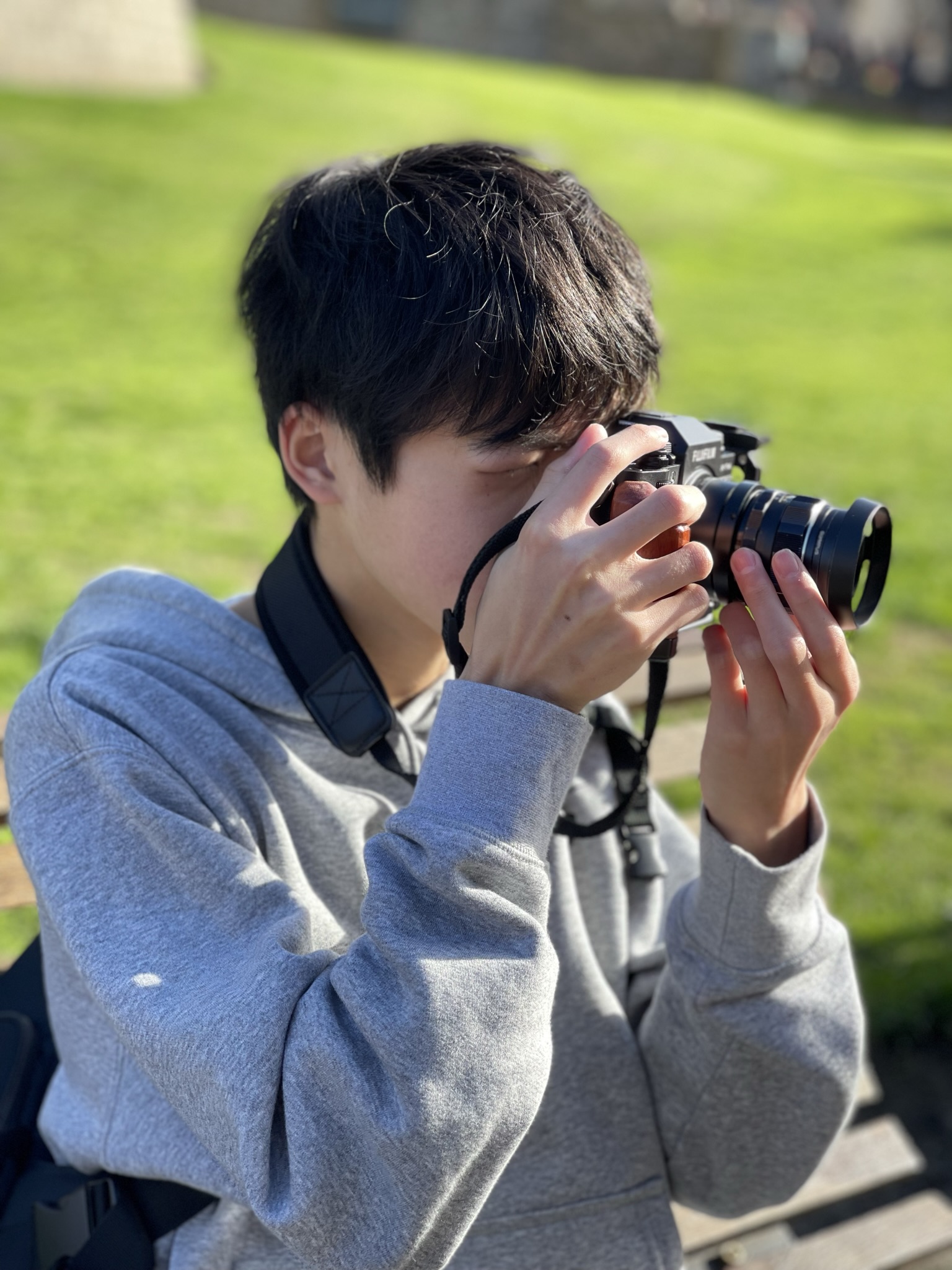 喜歡拍照的哥哥，在GCSE選修了相關的科目。