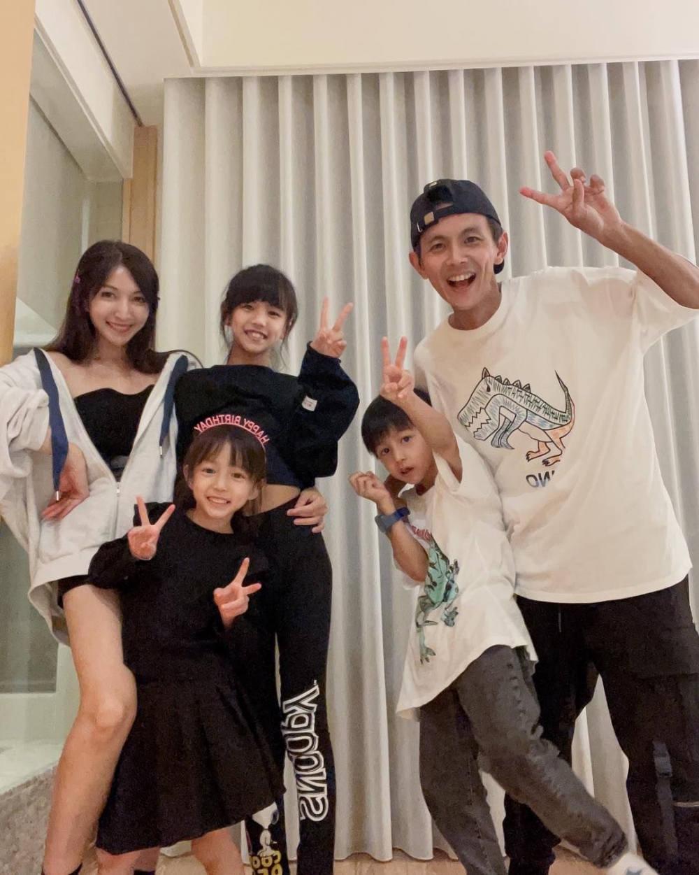 台灣藝人夫婦阿翔和Grace經常分享育兒經。