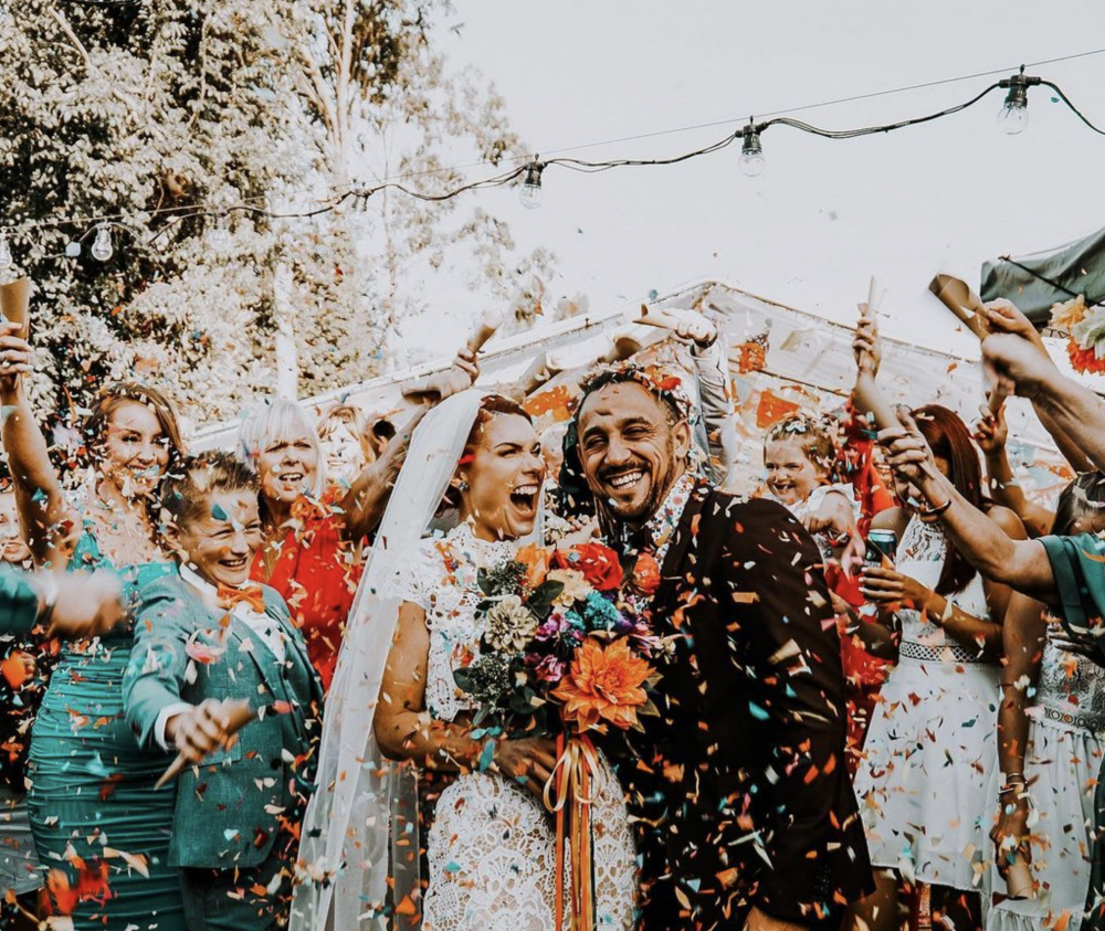 Alysa和Tony的婚禮順利舉行。