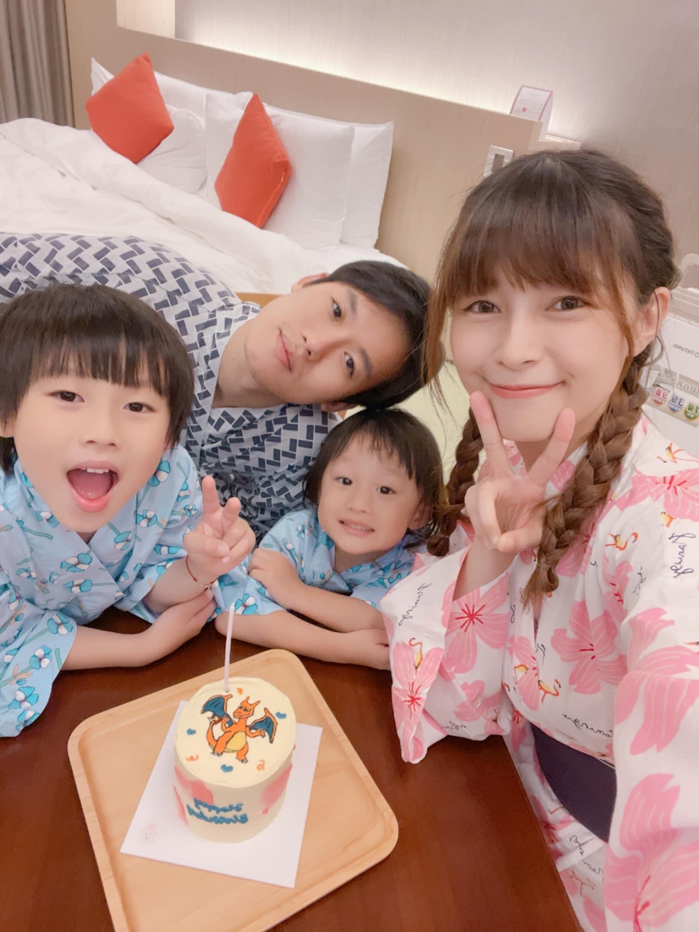 雖然已經育有2子,不果她一直希望再追加女兒。