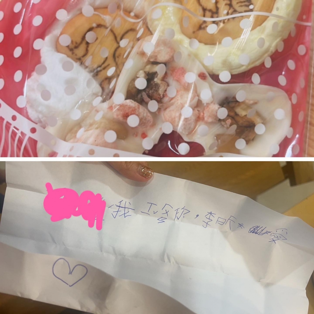 女兒自製朱古力送給暗戀男生