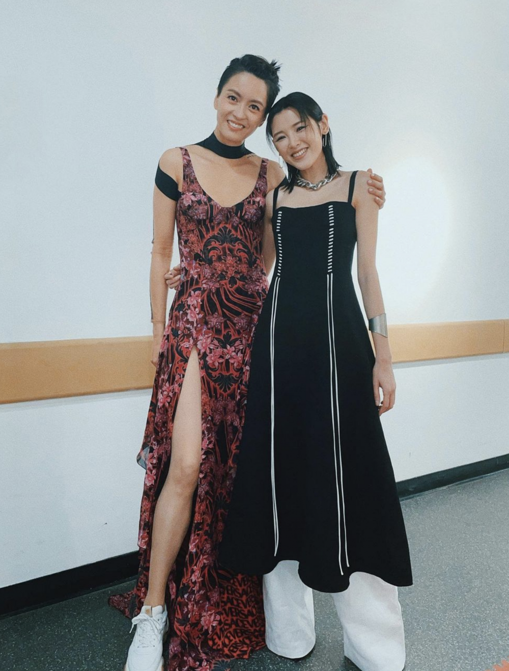 梁詠琪早前完成三場演唱會，陳蕾為其中一場的嘉賓。