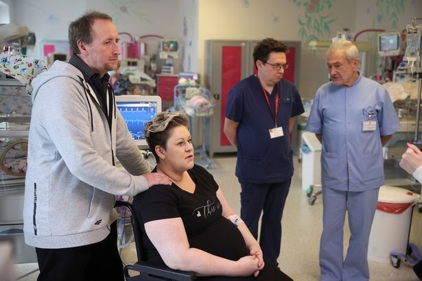 對於懷有5胞胎，夫婦都感到驚訝。