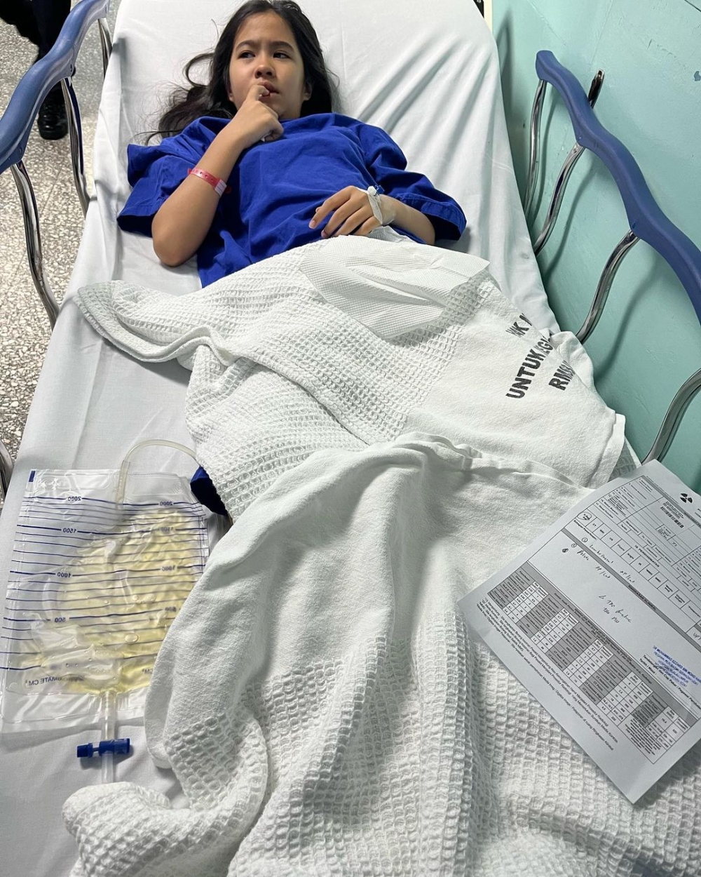 Puteri出現尿失禁情況，讓家人擔憂不已。